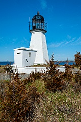 Sandy Point Light Tower in Rhode Island